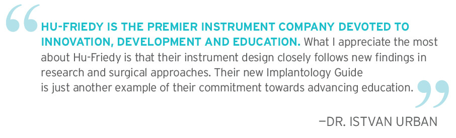 Dr. Urban Quote about Implantology