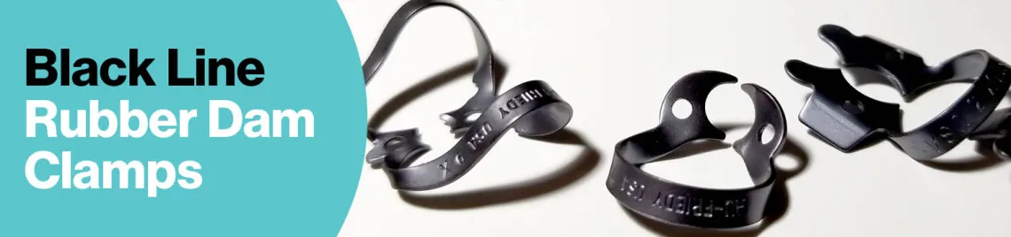 Black Line Rubber Dam Clamps
