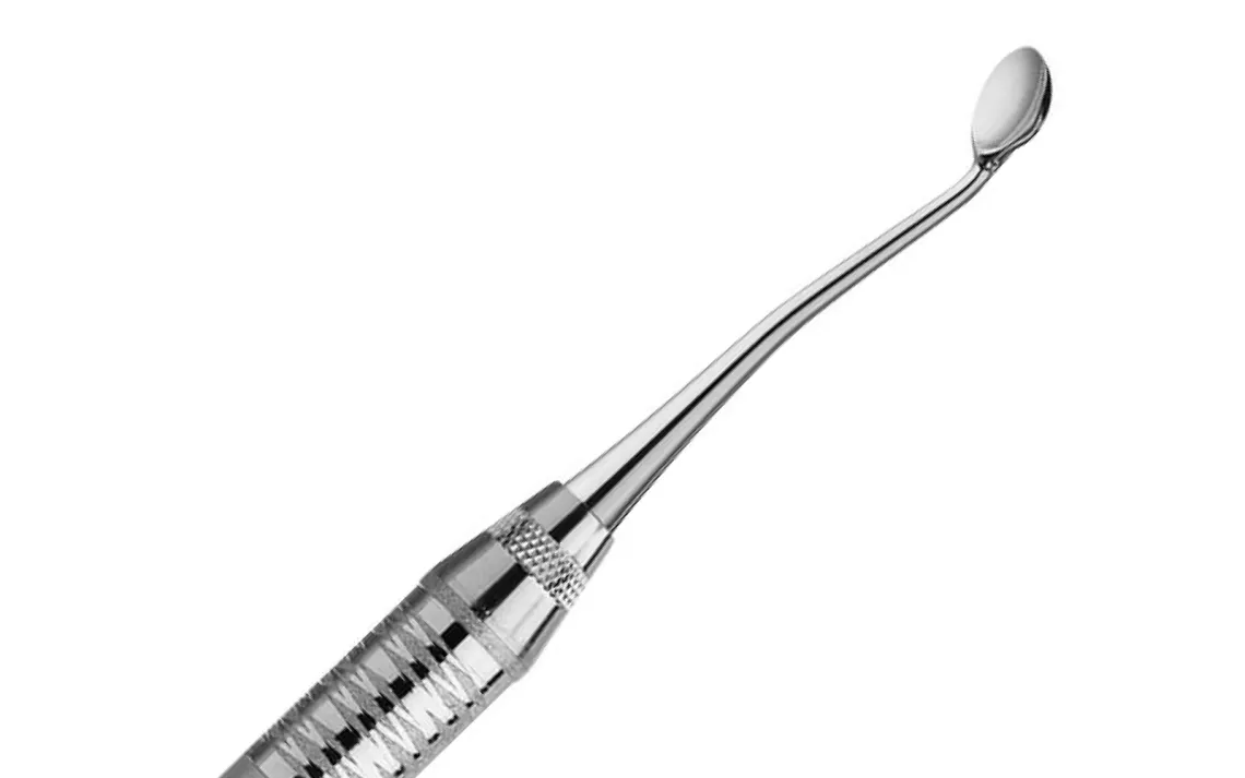 Dentist performing implant placement procedure