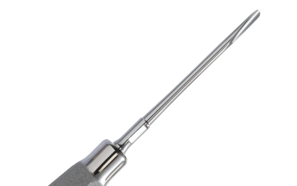 Dentist performing surgical extraction
