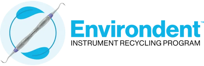 Envirodent instrument recycling logo
